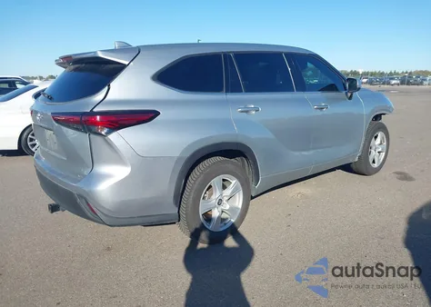 2021 Toyota Highlander Le z USA, uszkodzony, nr VIN 5TDZZRAH0MS514472